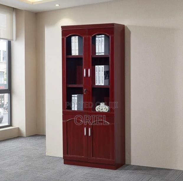 Office Cabinet : Mahogany Office Storage Cabinet - thumbnail 18