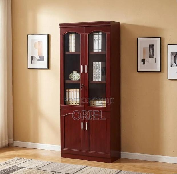 Office Cabinet : Mahogany Office Storage Cabinet - thumbnail 19