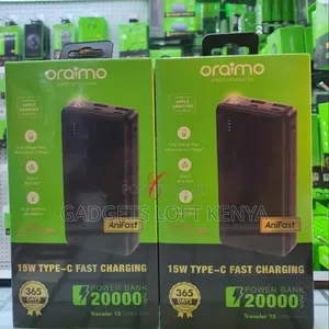 ORAIMO Traveler 15 OPB-1201P 15W 20,000mAh Fast Charging Power Bank