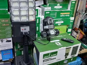 JSOTLAMP 1000W AI Solar Camera Street Light