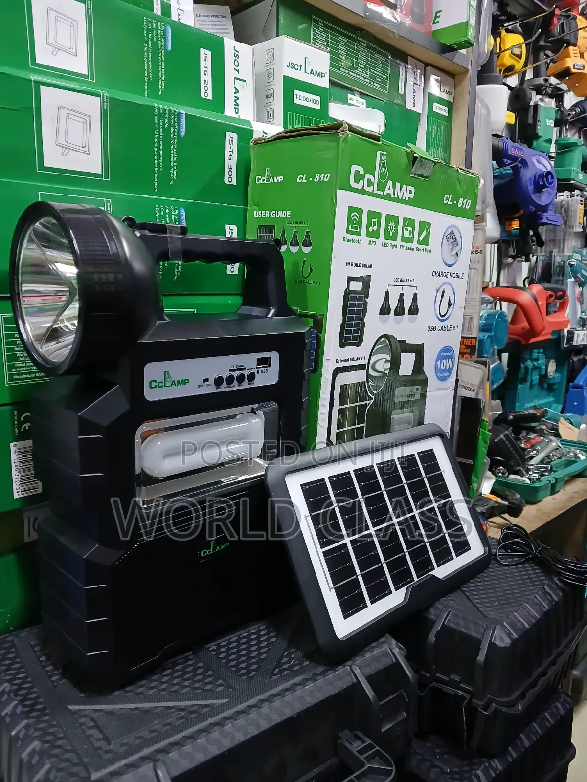 Jsot Js 810 Multifunctional Solar Lighting System Power Bank Kit