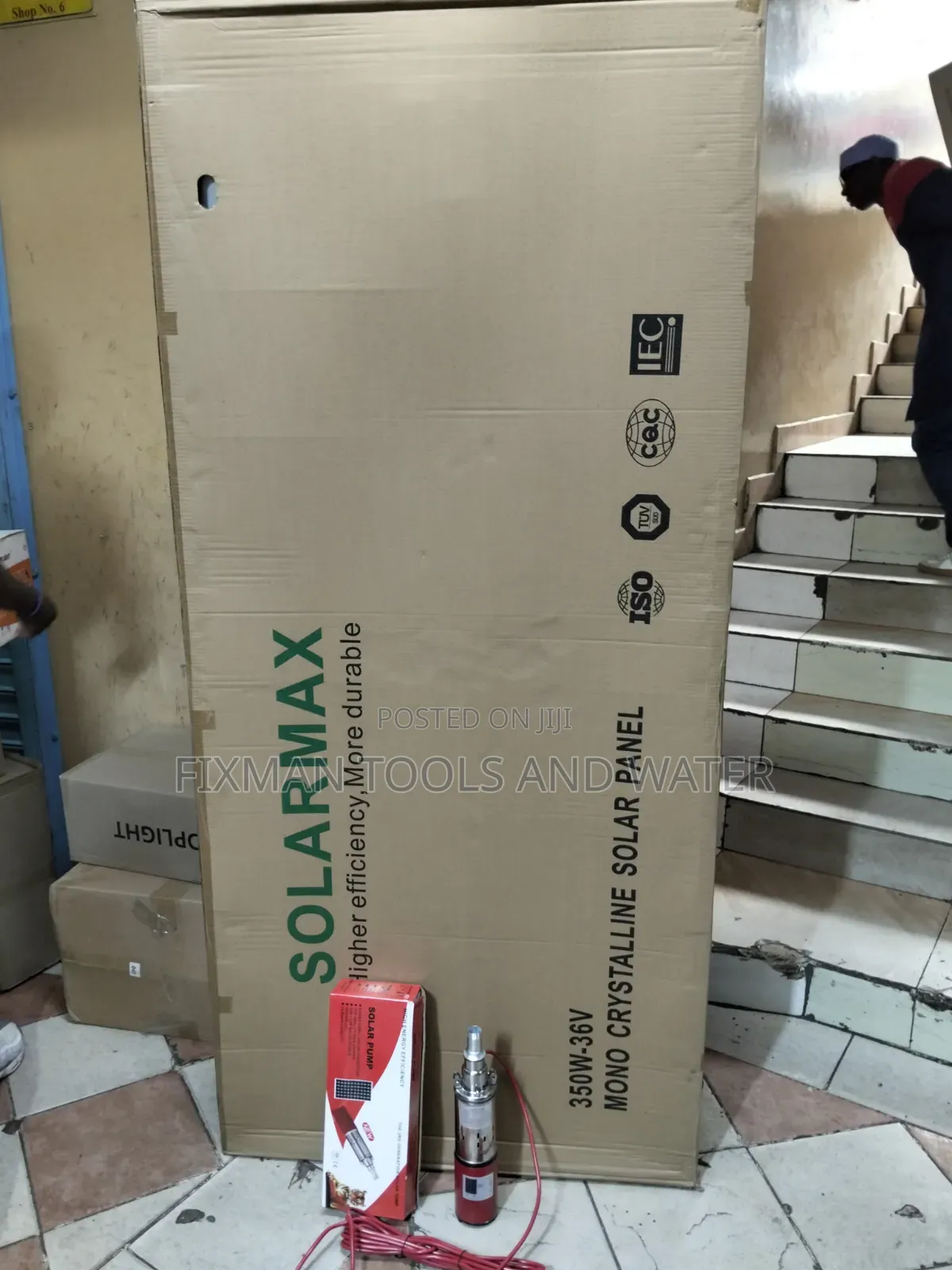 Solar Water Pump 250Watts With Solar Panel 350 Watts and Cable Se