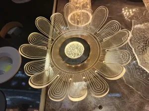 Floral Style Led Wall Light