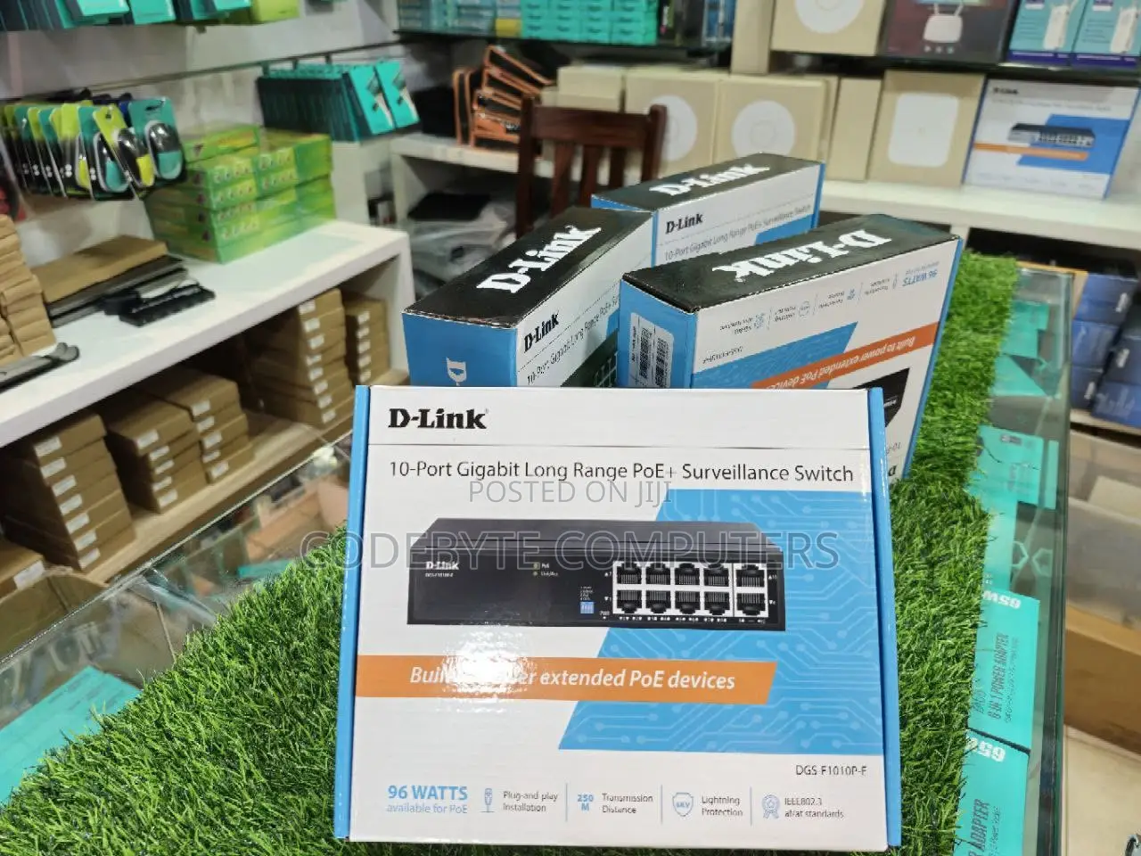 Dlink DGS-F1010P-E 250M 10-Port 1000Mbps Switch With 8 PoE Ports