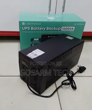 Lightwave 1500VA UPS – Battery Backup for Power Outages