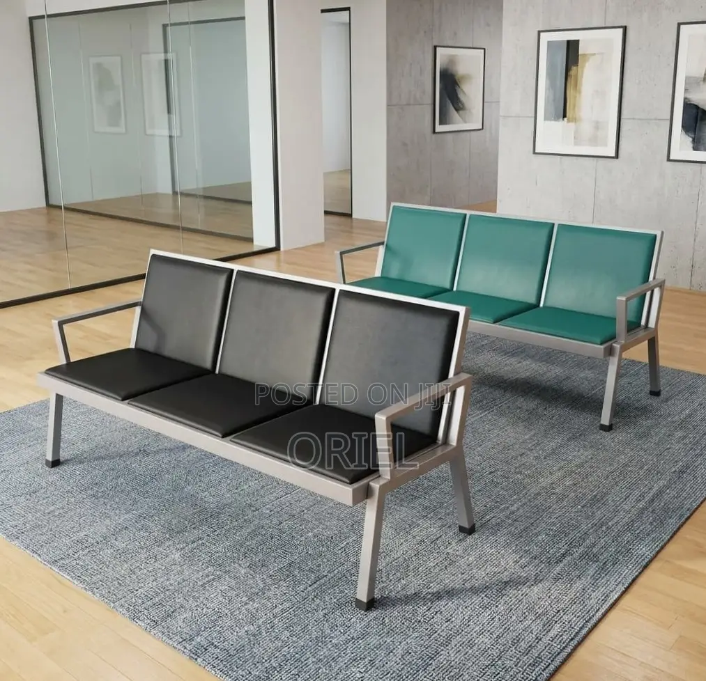 Office Bench : Padded Lobby Visitor Bench