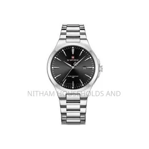 Naviforce Nf9214 Silver Strap Watch