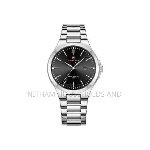 Naviforce Nf9214 Silver Strap Watch