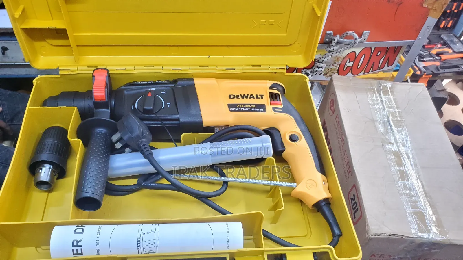 Dewalt 26mm Rotary Hammer Drill With SDS Chuck Carry Case