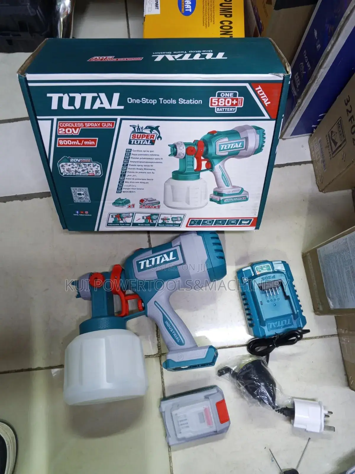 Total Heavy Duty Cordless Spray Gun