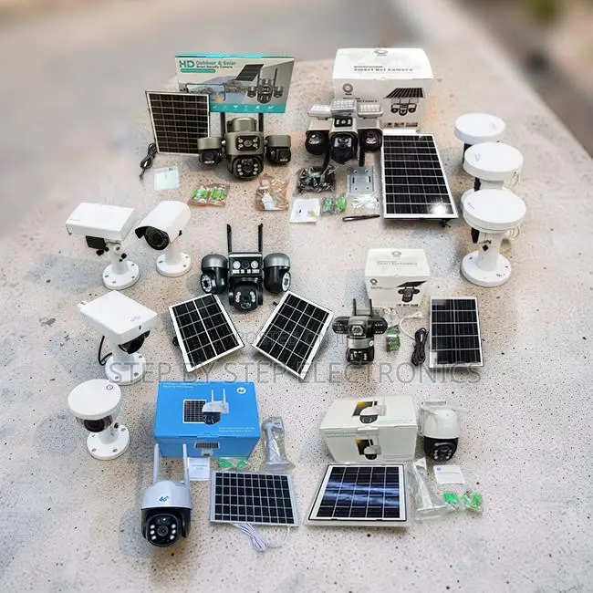 Factory Direct Prices 4G PTZ Dual Triple Four Lens Solar Cameras