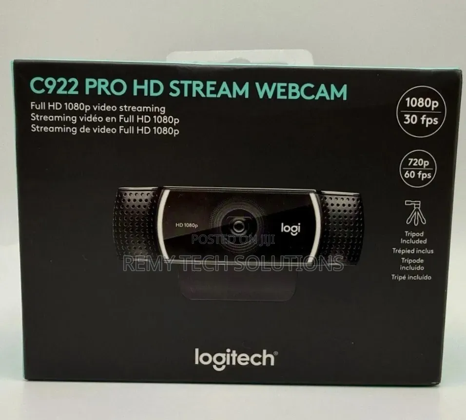 Logitech C922 Pro Webcam With Tripod