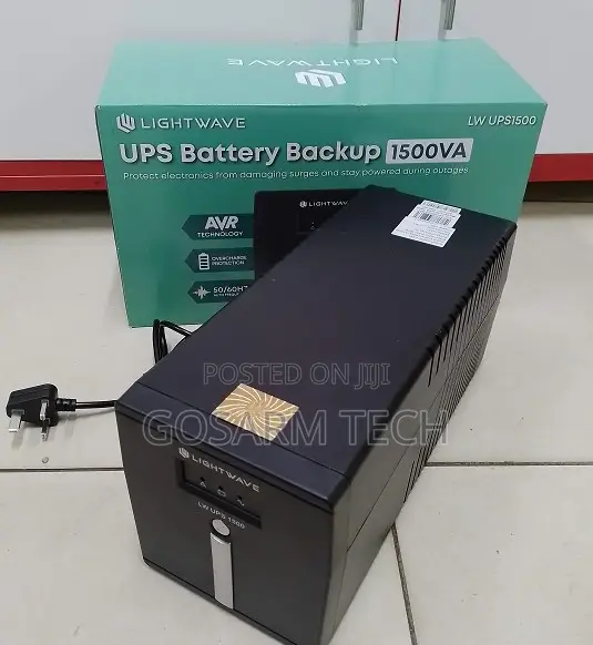 Lightwave 1500VA UPS – 1.5KVA Power Backup System