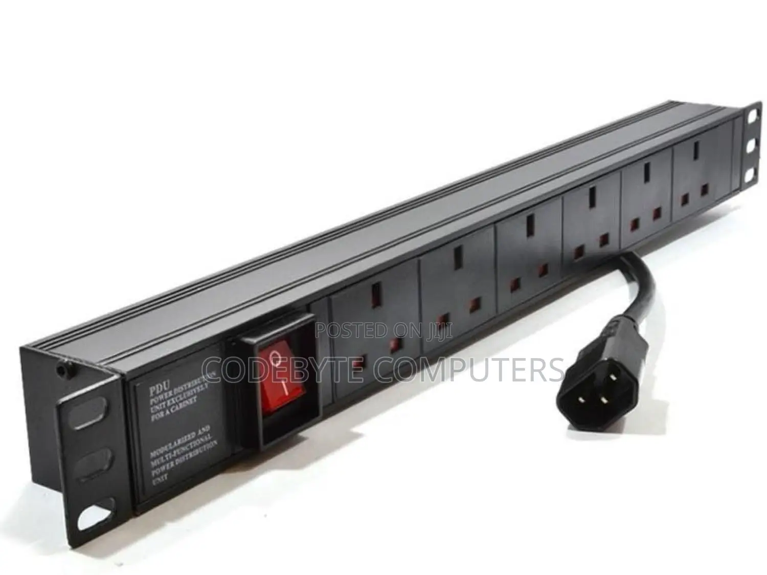 MTN 12-Way Uk Plug PDU Black