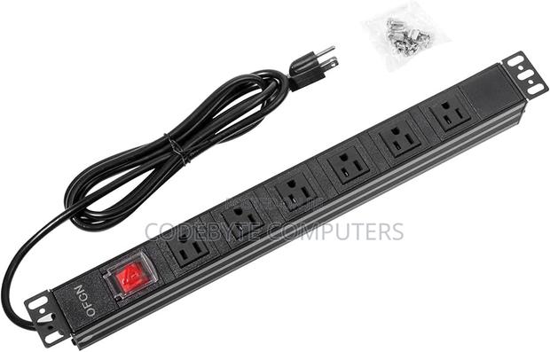 MTN 12-Way Uk Plug PDU Black - thumbnail 2