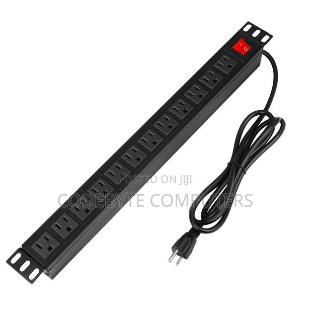 MTN 12-Way Uk Plug PDU Black - thumbnail 4