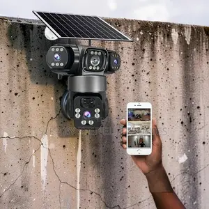 Smart View 20MP Ultra HD 4G PTZ Triple Lens Solar Camera