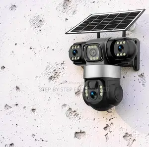 Human Movement Detection Alerts 20MP 4G PTZ Triple Lens Solar Camera