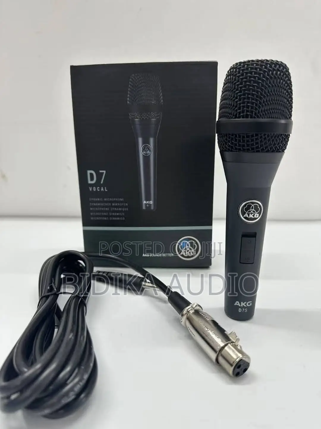 Brand New AKG D7S Professional Vocal Microphone With Cable