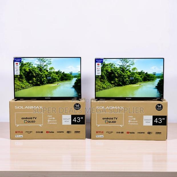 Wholesale Deals Solarmax 43 Inch Smart Android Digital QLED TVs