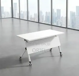 Office Table : White 1200MM Foldable Training Table