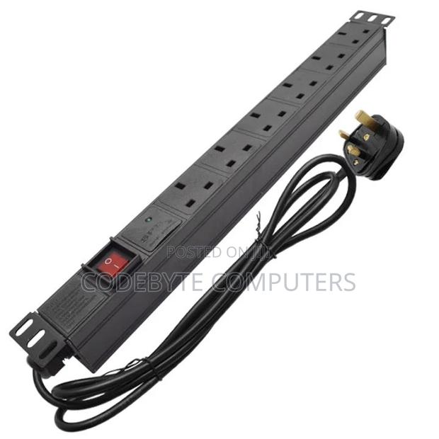 MTN 10-Way Uk Plug PDU Black - thumbnail 2