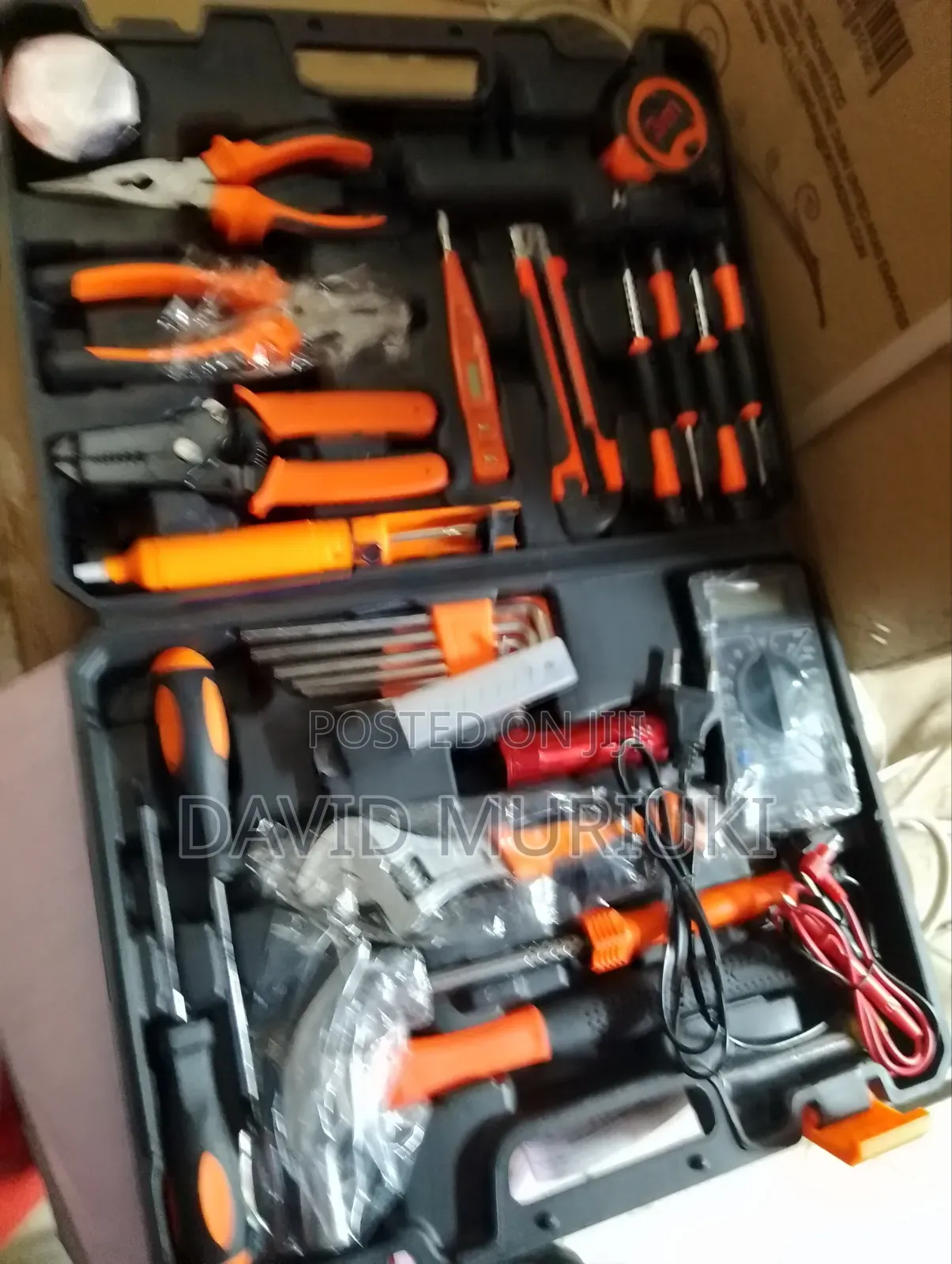 35-Piece Cordless Electric Tool Kit