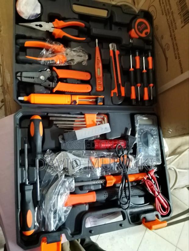 35-Piece Cordless Electric Tool Kit.