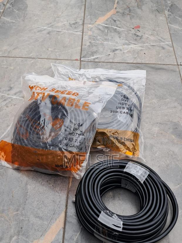 20M HDMI to HDMI High Speed Cable Black