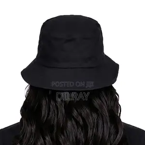 Black Bucket Hat