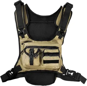 *Chest Rig Bag Multifunction Zipper Chest Backpack