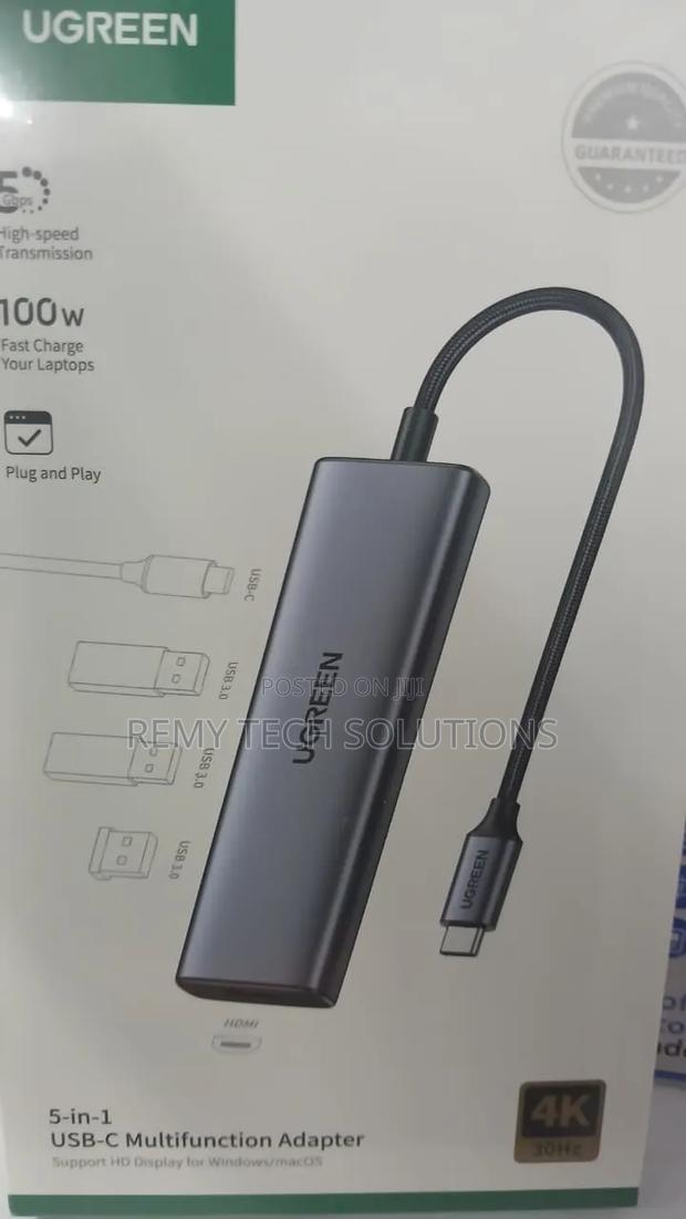 UGREEN 5-in-1 USB-C Multifunction Adapter - CM511