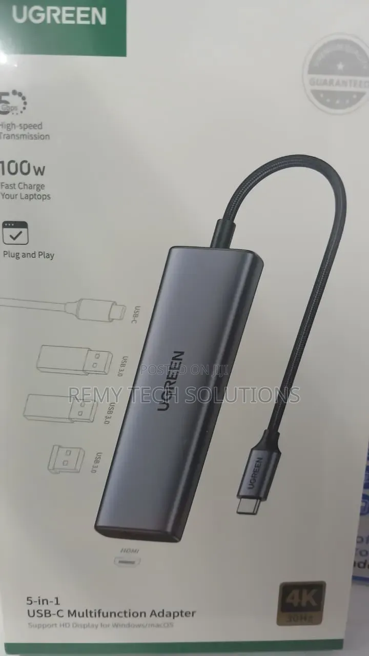 UGREEN 5-in-1 USB-C Multifunction Adapter - CM511