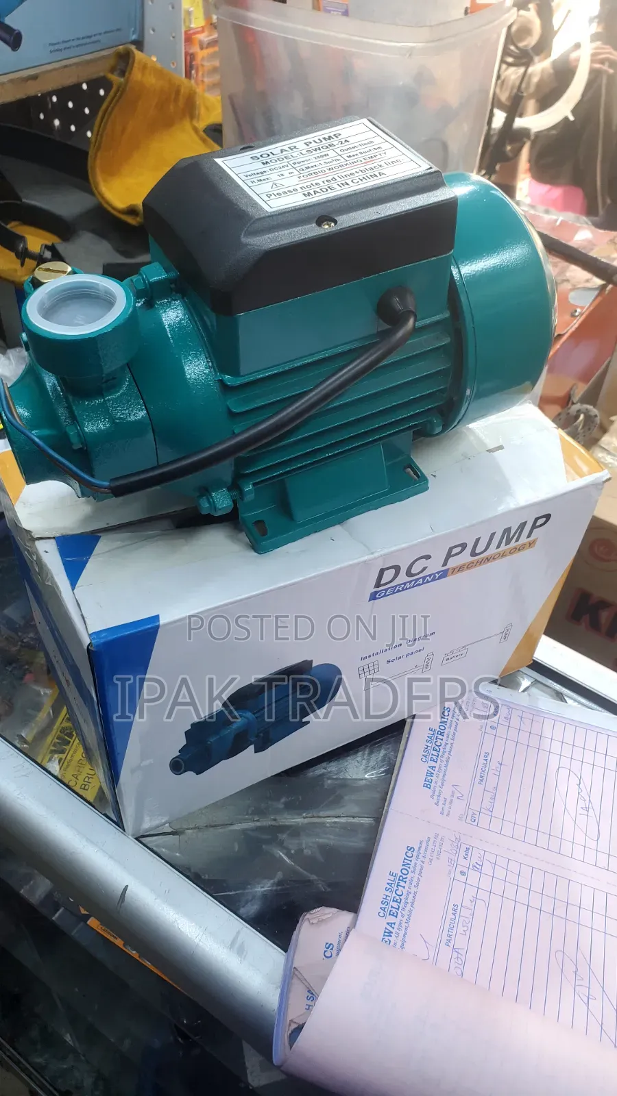 24V DC Solar Water Pump -100w High Pressure Surface Pump-18m Max Head