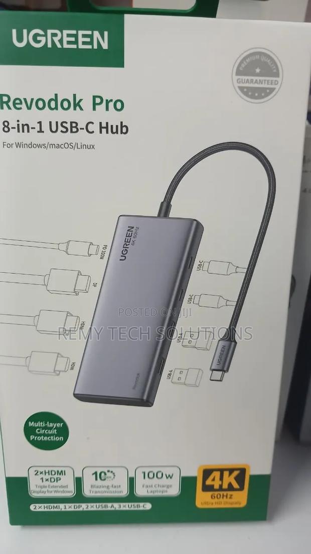 UGREEN 8 in 1 Multifunction Adapter