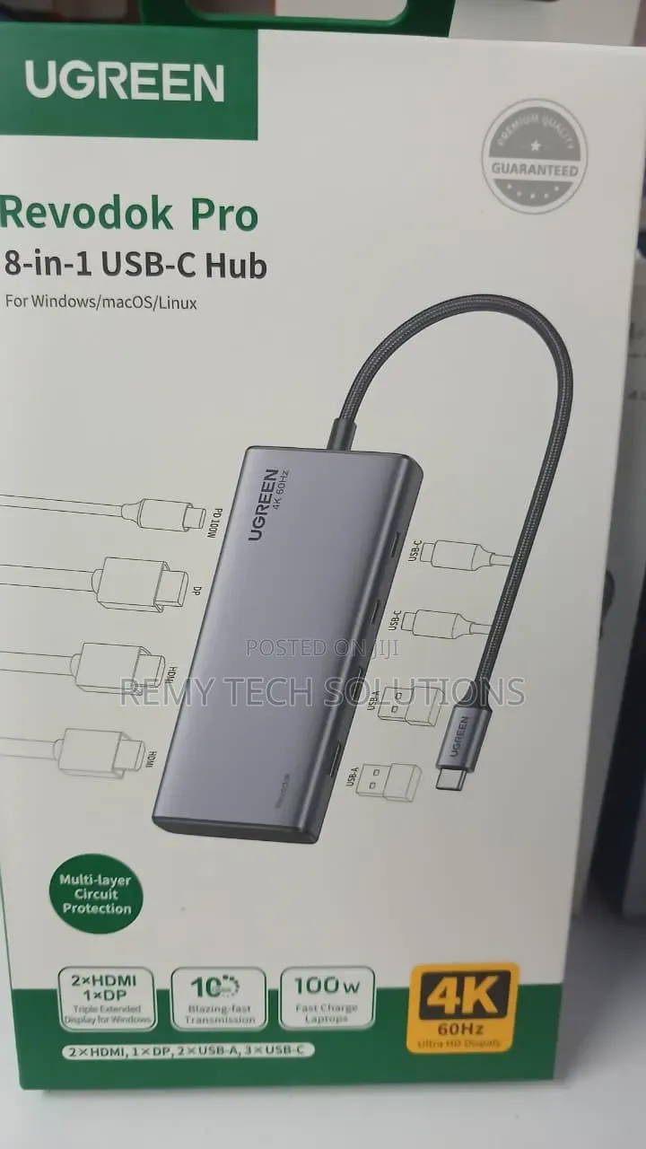 UGREEN 8 in 1 Multifunction Adapter