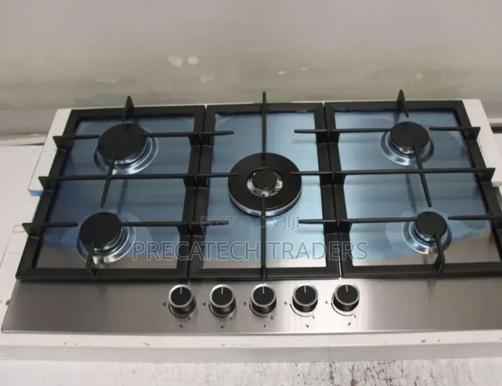 Roch 5 Burner Gas Hob – Stainless Steel