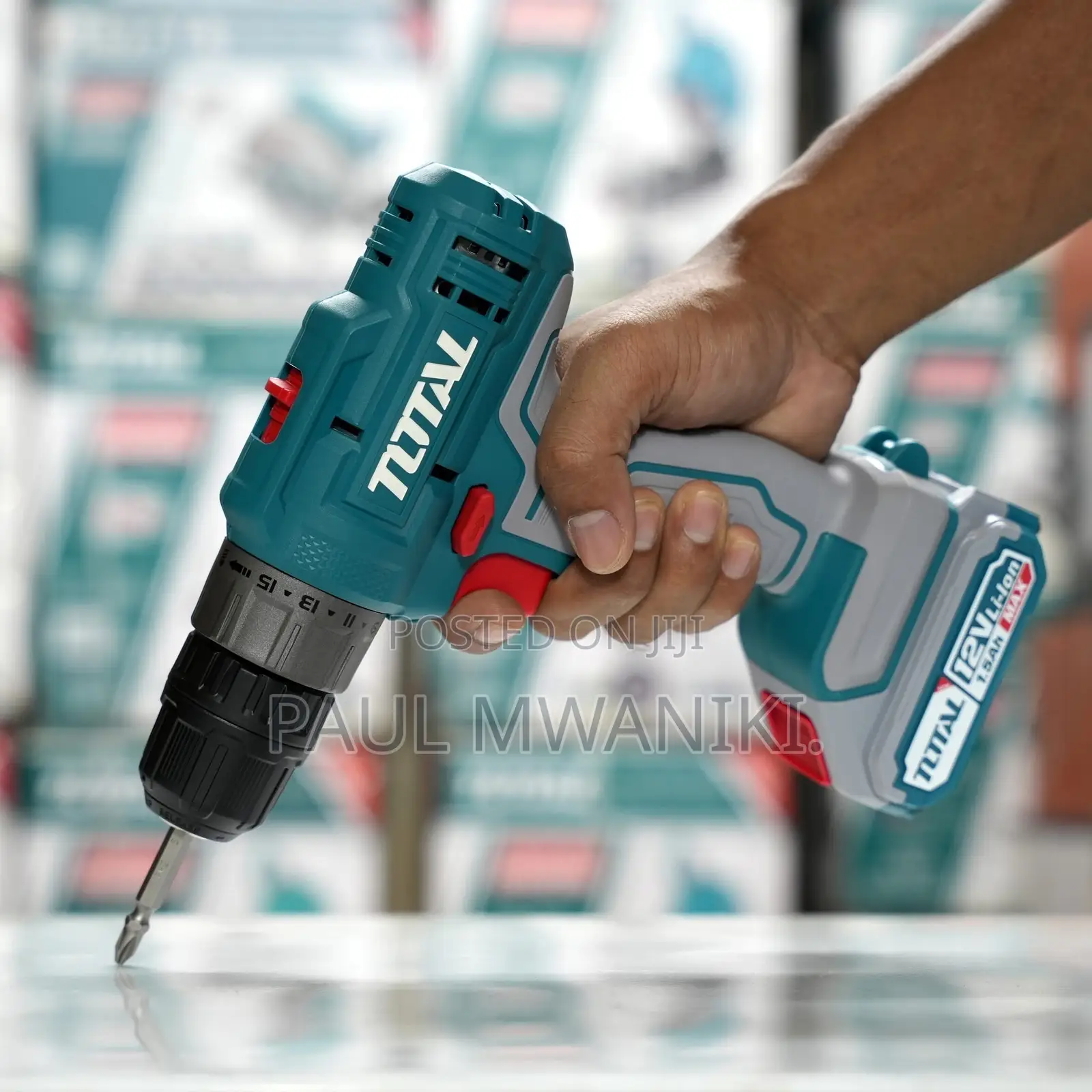 TOTAL 12V Lithium-Ion Cordless Drill – TDL1228