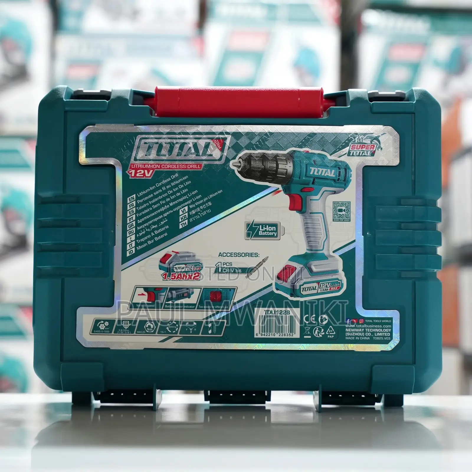 TOTAL 12V Lithium-Ion Cordless Drill – TDL1228