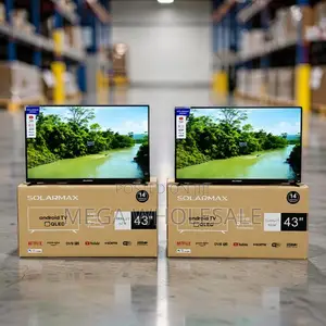 Low Prices Solarmax 43 Inch Smart Android Digital QLED TVs.