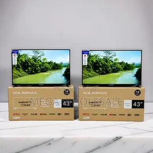 Low Prices Solarmax 43 Inch Smart Android Digital QLED TVs.