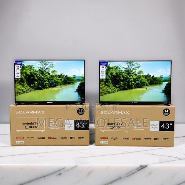 Low Prices Solarmax 43 Inch Smart Android Digital QLED TVs. - thumbnail 2