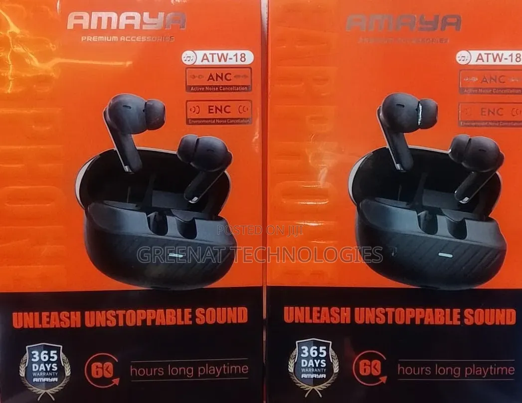Amaya ATW-18 ANC Wireless Earbuds Kenya