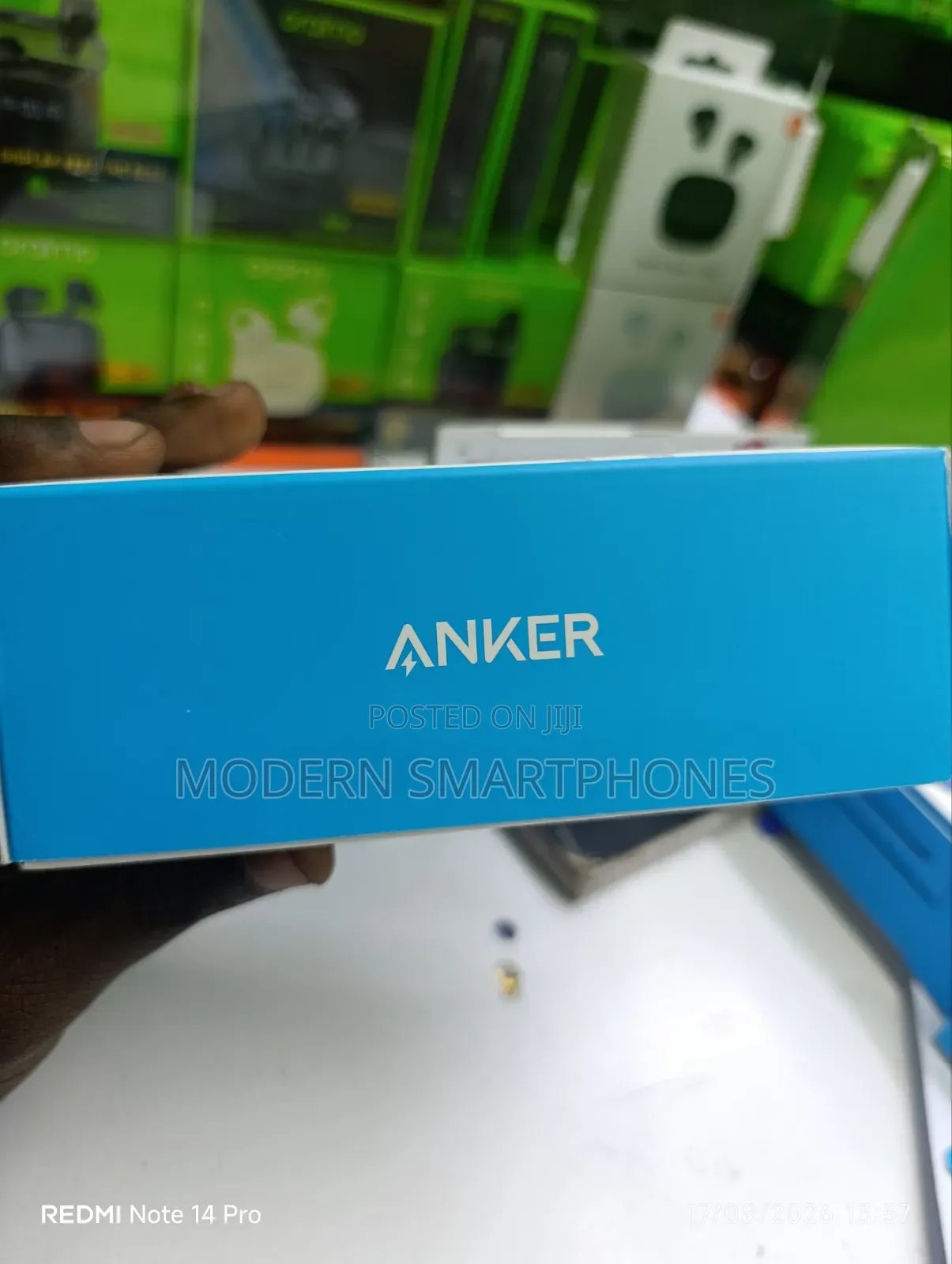 Anker Charger (100W, 3-Ports, Smart Display) With USB-C Cable