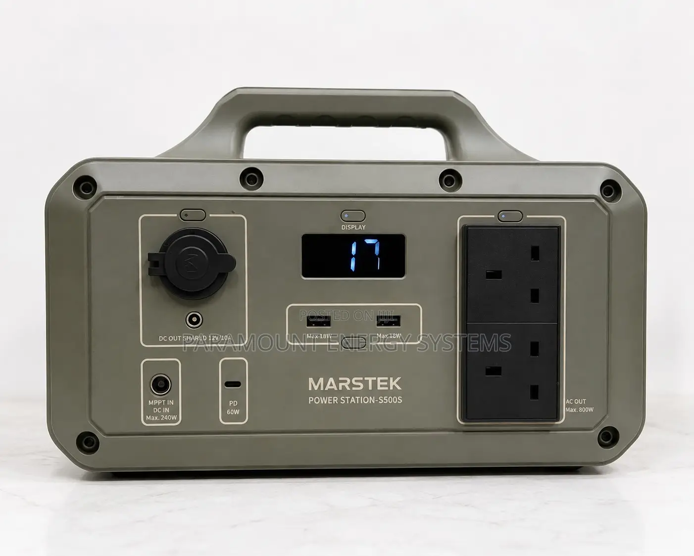 Maskert 0.5kWh (500Wh) Portable Backup Power Station