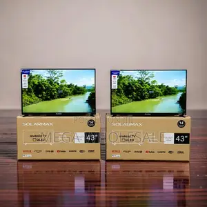 Factory Deals Solarmax 43 Inch Smart Android Digital QLED TVs