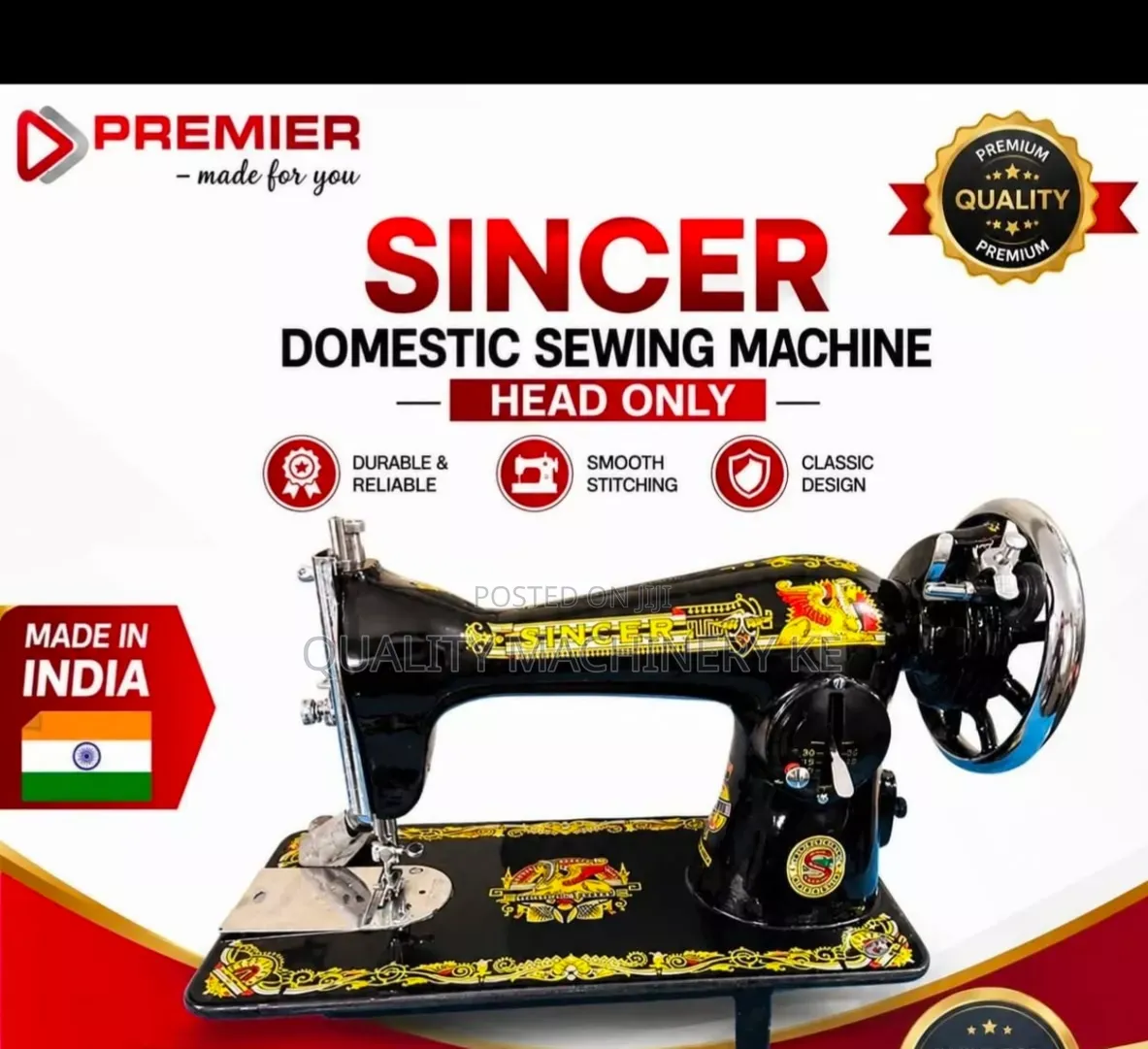 Original Quality Sincer Domestic Sewing Machine Head Only