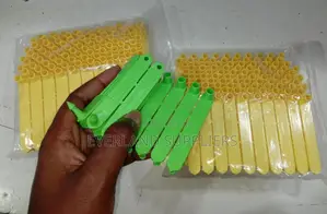Customized C - Tags for Rabbits Color Green