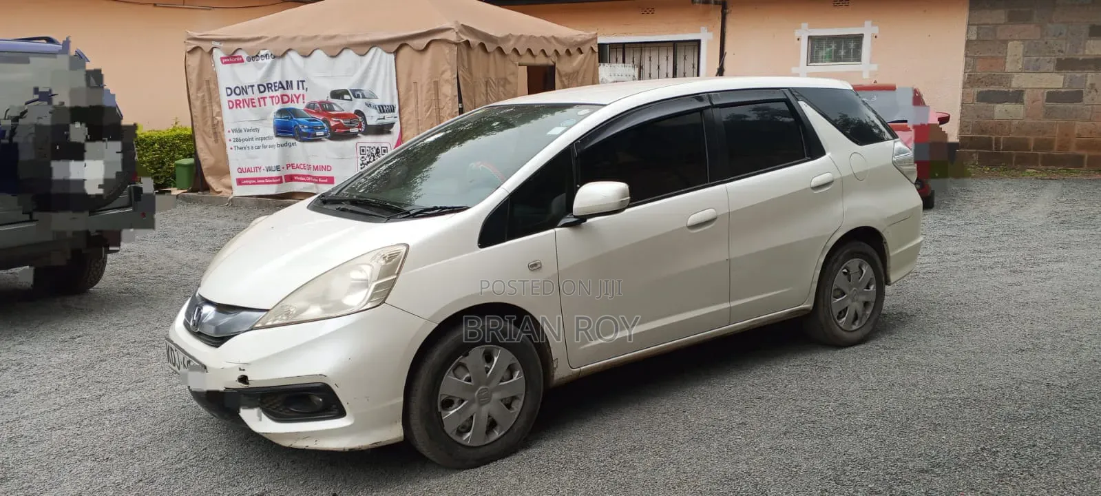 Honda Fit Shuttle 2015 White