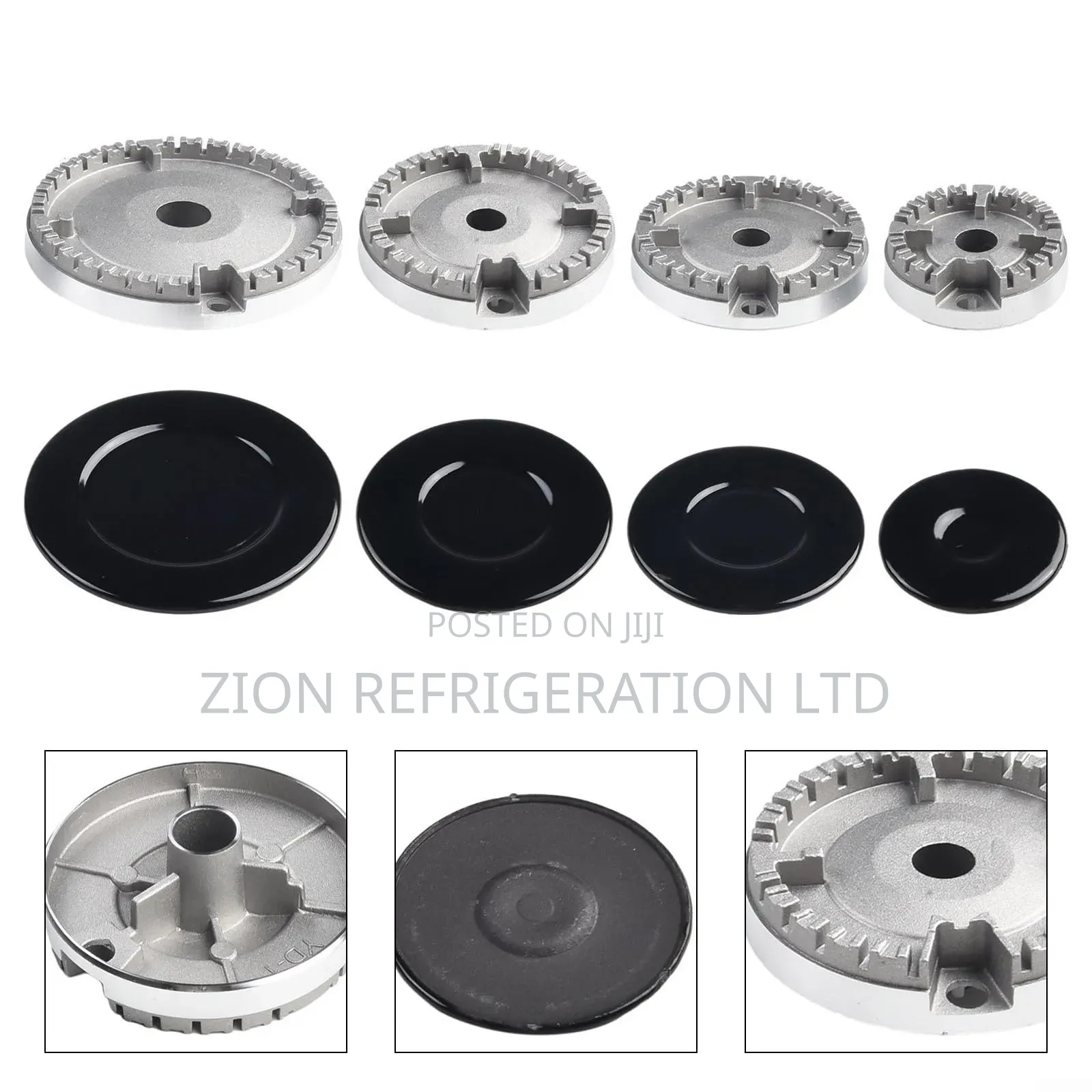 Universal Burner Cap and Hob 3set Large Medium and Small Size